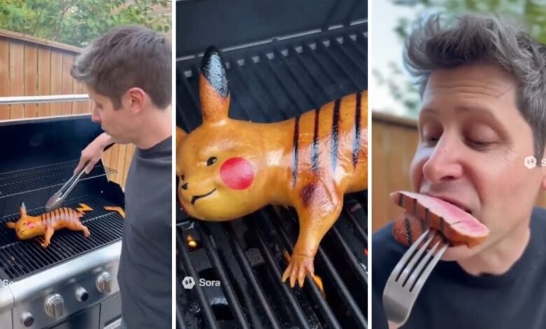 Sora 2 ganha novos guardrails após Sam Altman comer um Pokémon