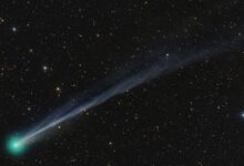 Astrofotógrafos revelam nova visão do cometa C/2025 A6 (Lemmon)