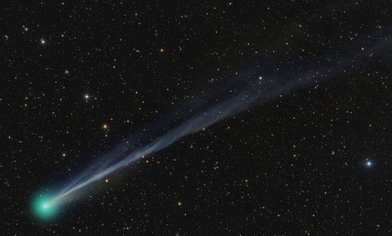 Astrofotógrafos revelam nova visão do cometa C/2025 A6 (Lemmon)