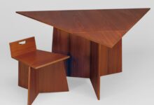 Cadeiras de Frank Lloyd Wright ressurgem no design de mobiliário