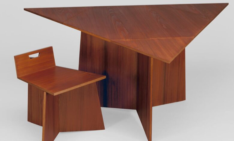 Cadeiras de Frank Lloyd Wright ressurgem no design de mobiliário