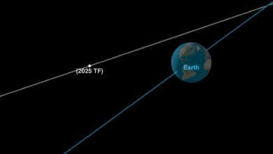 NASA registra passagem de asteroide a 400 km da Terra