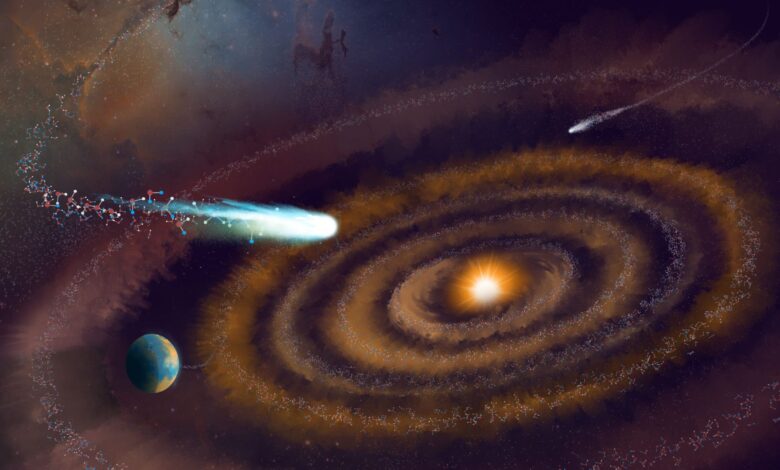 NASA descobre disco de formação de exoplanetas com água antiga