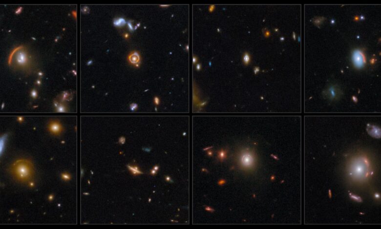 JWST analisa foto de lente gravitacional em 10 de outubro
