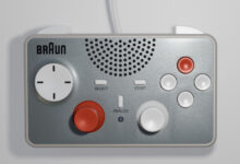 Braun apresenta controle de jogo minimalista e funcional