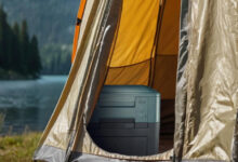 Camping Toilet Suíço se destaca no design sustentável para aventuras