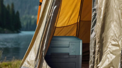 Camping Toilet Suíço se destaca no design sustentável para aventuras