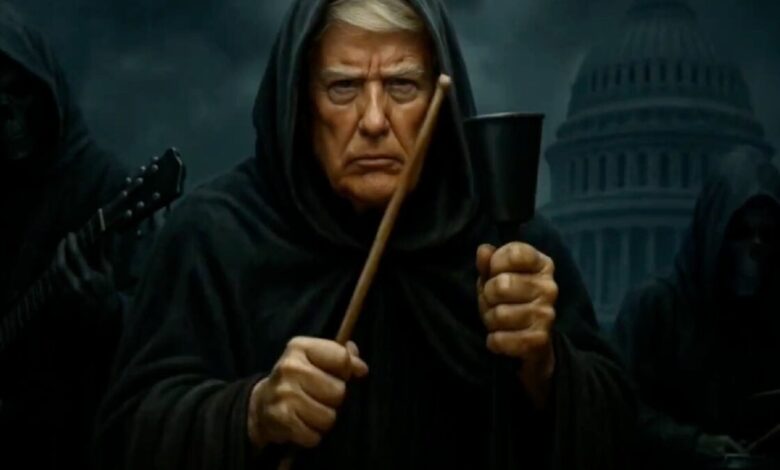 Trump publica vídeo bizarro de AI com arquiteto do Project 2025