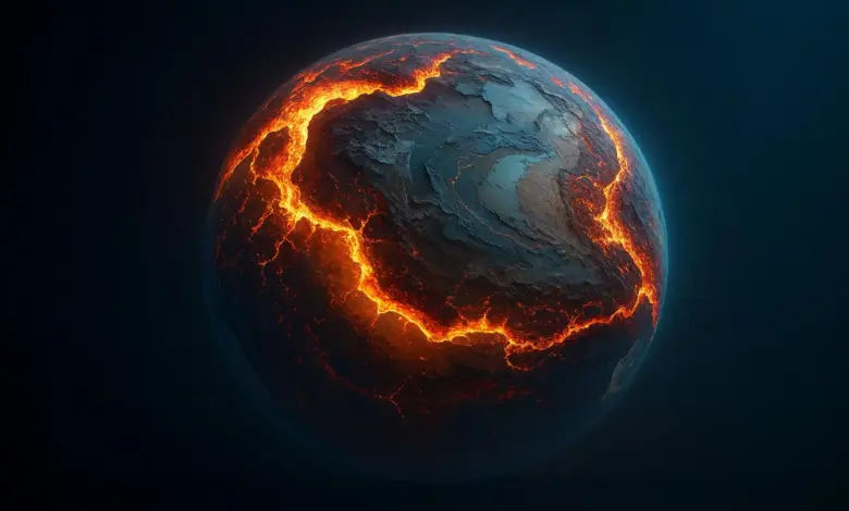 Estudo revela papel do calor de 900°C na formação dos continentes