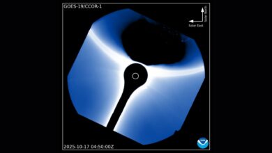 NASA capta satélite da Terra cruzando a órbita solar