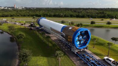 Blue Origin testa foguete New Glenn antes de missão a Marte