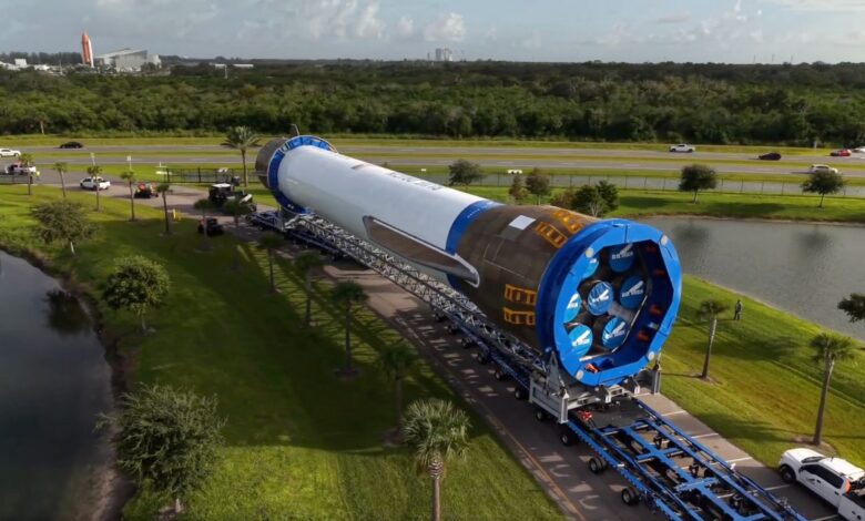 Blue Origin testa foguete New Glenn antes de missão a Marte