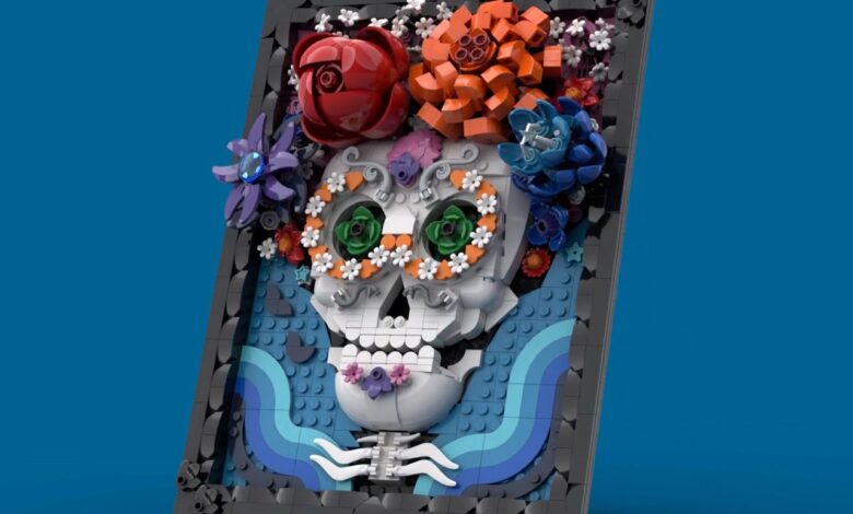 LEGO homenageia Dia de Los Muertos com arte em design