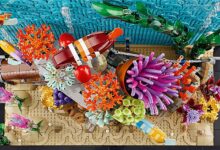 LEGO cria aquário tropical que alia design e movimento
