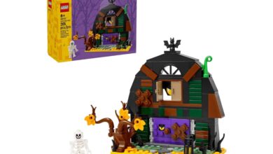 LEGO Halloween Barn Building barateia em promoção da Amazon