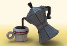 LEGO apresenta produto icônico: a cafeteira Moka Pot