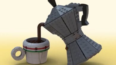 LEGO apresenta produto icônico: a cafeteira Moka Pot
