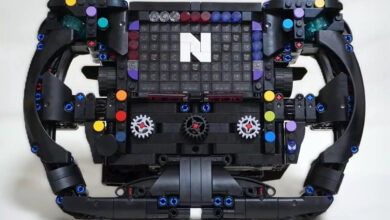 LEGO apresenta volante em tamanho real com engrenagens móveis