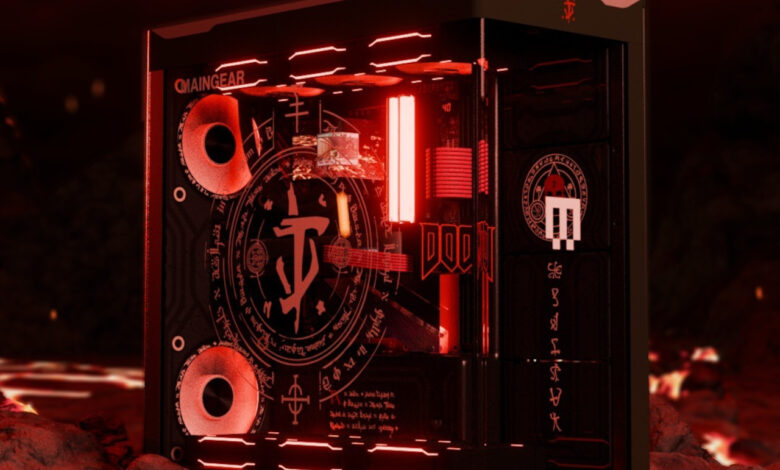 PC gamer da DOOM tem cooler que reproduz jogo em loop