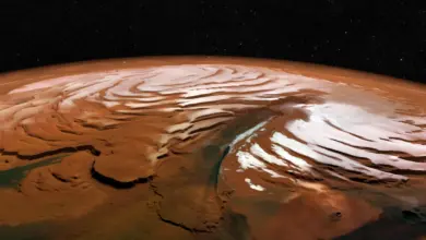 Cientistas analisam descoberta em vórtice gelado de Marte