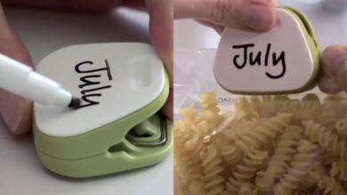 Designer cria clips inovadores para organizar a cozinha