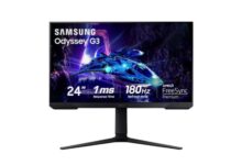 Samsung 24" Odyssey G3 para games com quase 50% de desconto