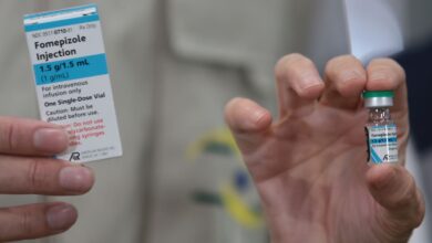 Ministério da Saúde recebe 2,5 mil unidades de fomepizol