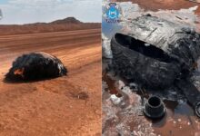 Foguete chinês provoca destruição no interior da Austrália