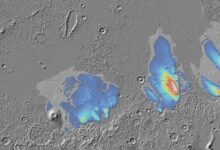NASA descobre depósitos de gelo em Marte após erupções