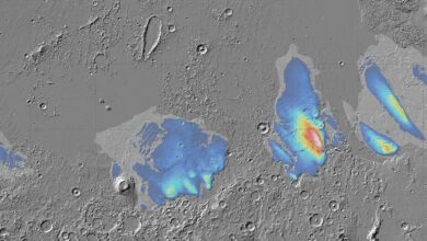 NASA descobre depósitos de gelo em Marte após erupções