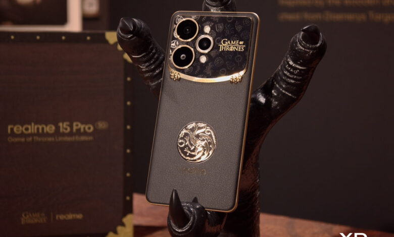 Realme revela design exclusivo do 15 Pro Game of Thrones
