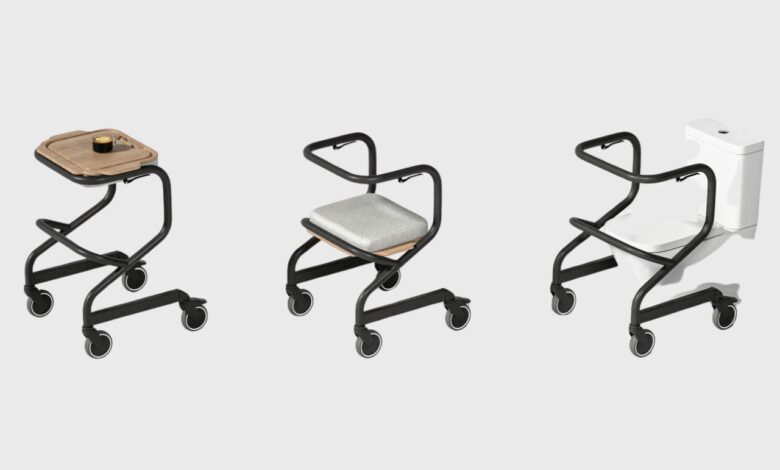 Roll Walker apresenta design acessível para envelhecer com dignidade