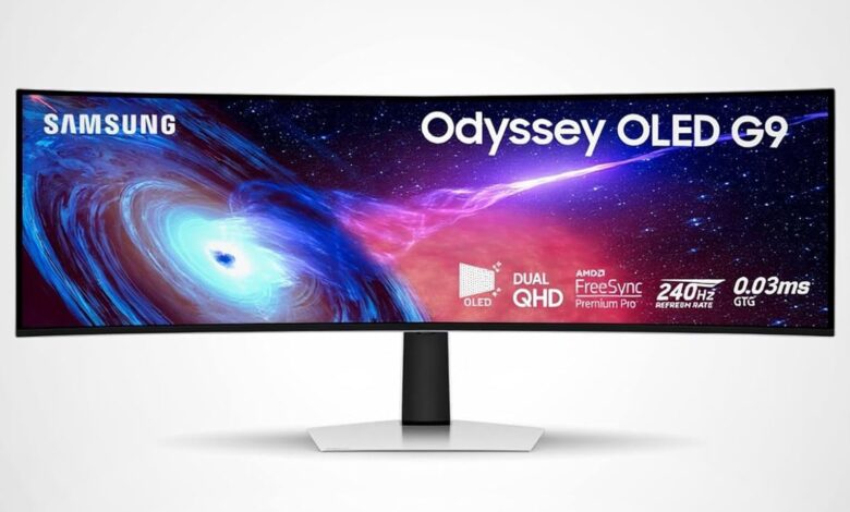 Samsung G9 49" OLED para games com desconto de R$700 na Amazon