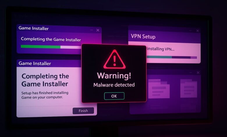 Malware se disfarça em instaladores de jogo e VPN