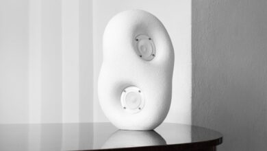 Design transforma alto-falante em escultura para galeria