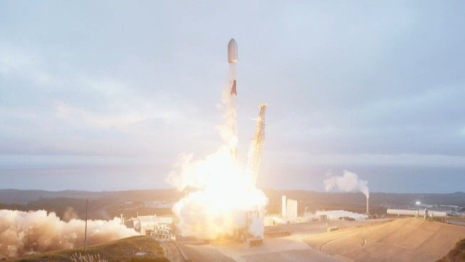 SpaceX lança satélites Starlink na 125ª missão do foguete