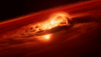 Astronomia revela planeta errante consumindo 6,6 bilhões de toneladas de poeira por segundo