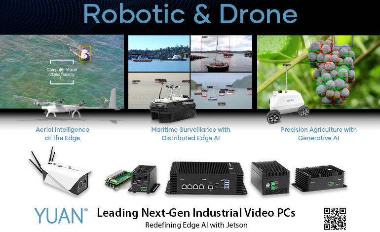 YUAN apresenta robôs autônomos com tecnologia NVIDIA para múltiplos ambientes